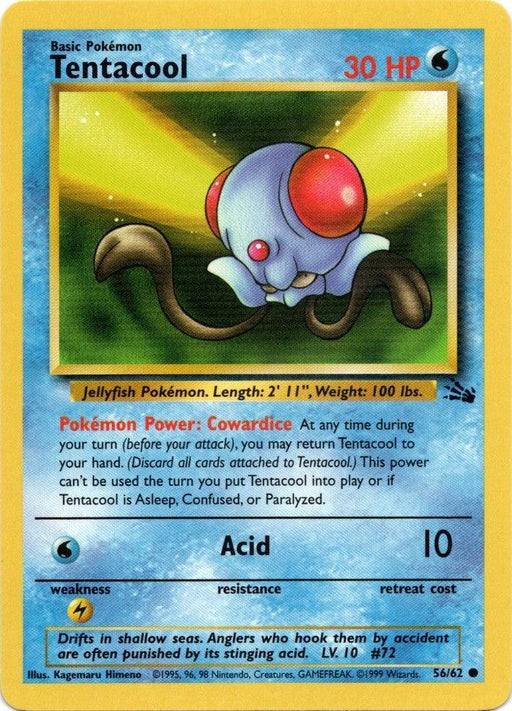 Tentacool (56/62) [Fossil Unlimited] - for just $0.20! 