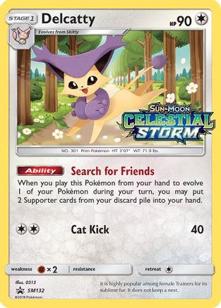 Delcatty (Prerelease) SM132/248 - SM Promos Holofoil - for just $2.95! 