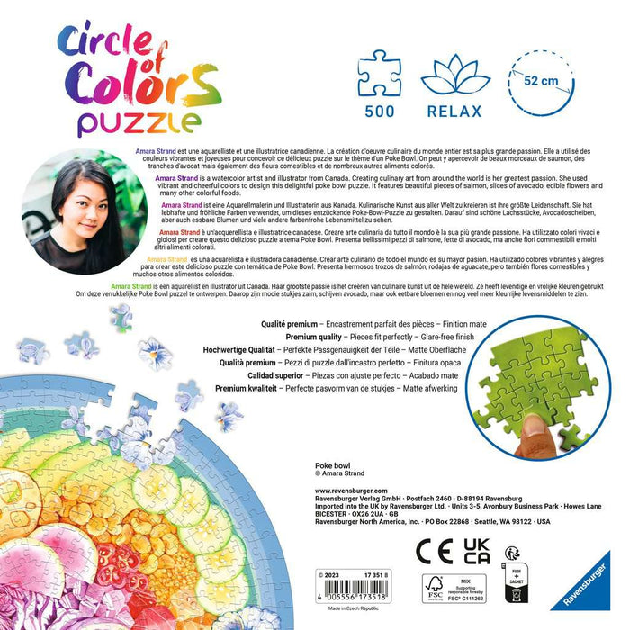 Puzzle: Circle of Colors - Poke Bowl - for just $18! 