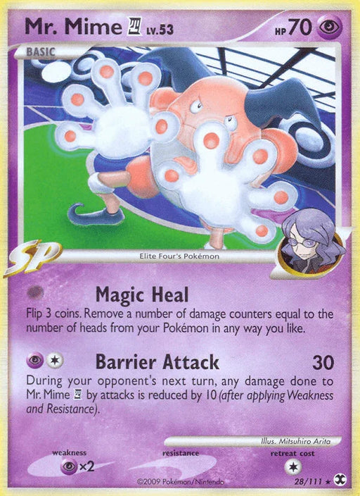 Mr. Mime (28/111) [Platinum: Rising Rivals] - for just $0.40! 