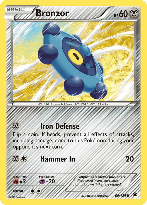 Bronzor (60/124) [XY: Fates Collide] - for just $0.10! 