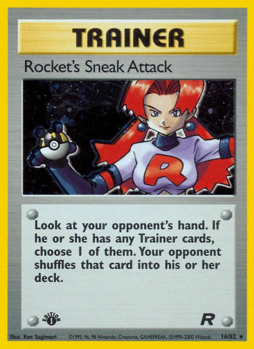 Rocket's Sneak Attack (16/82) [Team Rocket 1st Edition] - for just $16.45! 