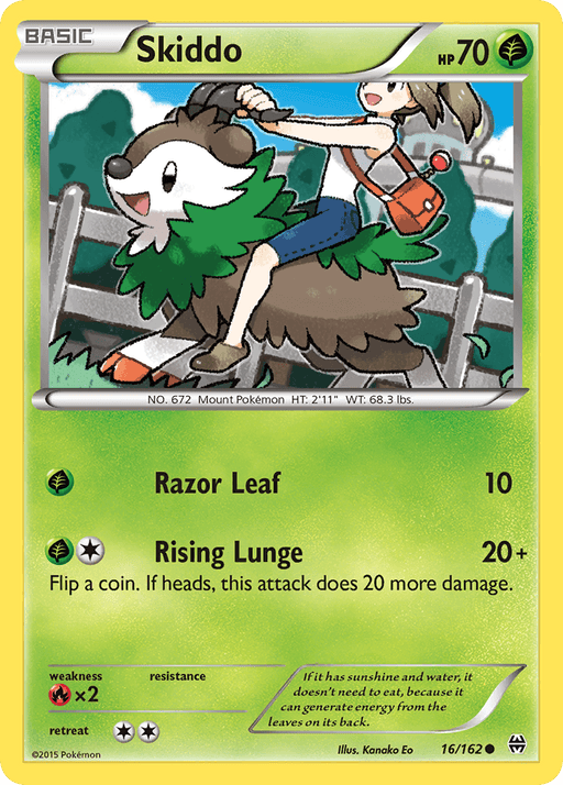 Skiddo (16/162) [XY: BREAKthrough] - for just $0.10! 