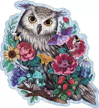 Wooden Puzzle: Mysterious Owl - for just $30! 