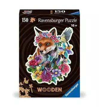 Wooden Puzzle: Colorful Fox - for just $30! 