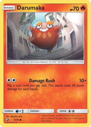 Darumaka 008/70 - Dragon Majesty - for just $0.10! 