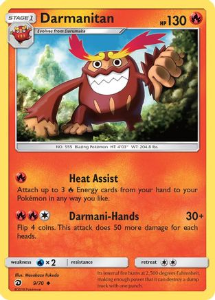 Darmanitan 009/70 - Dragon Majesty - for just $0.10! 