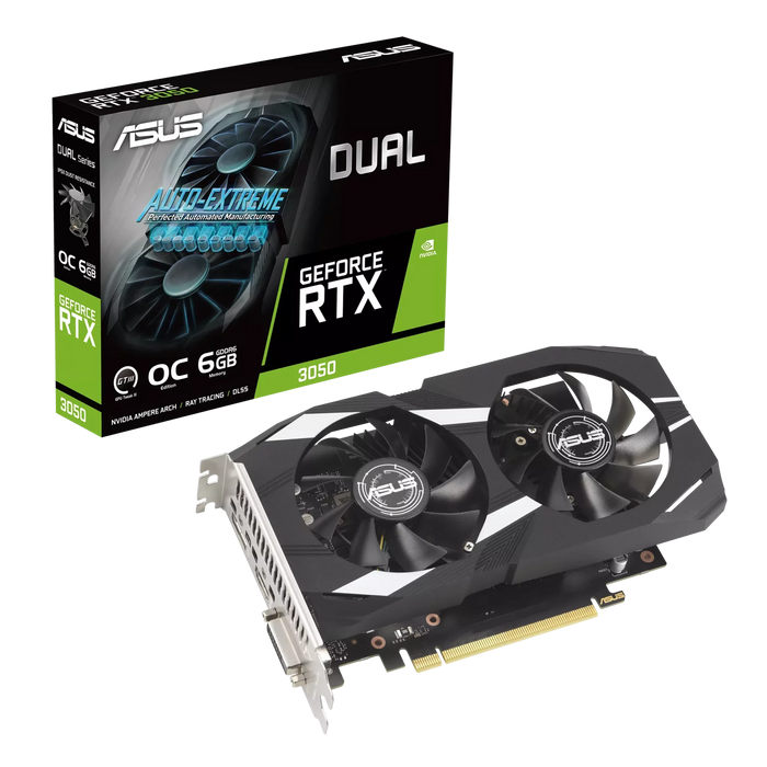 ASUS DUAL-RTX3050-O6G 6GB Graphics Card - for just $276.26! 