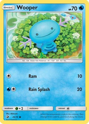 Wooper 025/70 - Dragon Majesty - for just $0.56! 