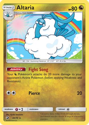 Altaria 040/70 - Dragon Majesty Holofoil - for just $0.53! 