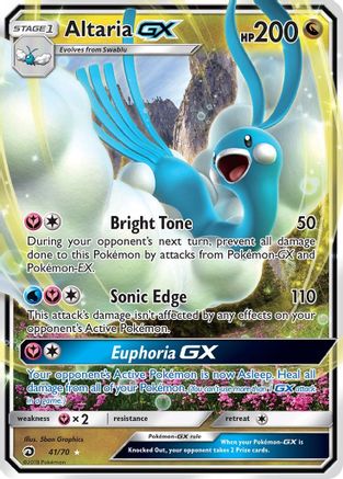 Altaria GX 041/70 - Dragon Majesty Holofoil - for just $1.63! 