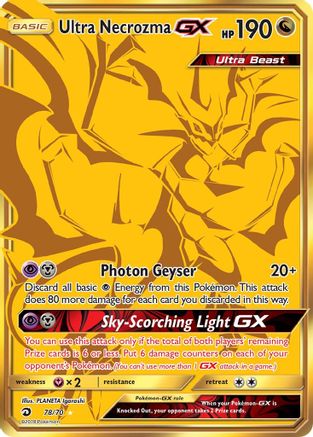 Ultra Necrozma GX (Secret) 078/70 - Dragon Majesty Holofoil - for just $38.52! 