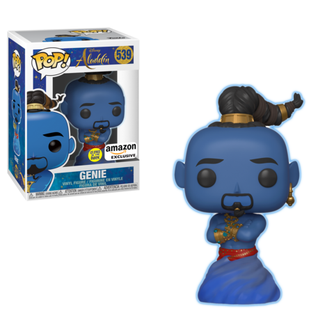 Funko POP! Disney: Aladdin - Genie (Glows in the Dark) Vinyl Figure #539 Amazon Exclusive (NOT 100% MINT) - for just $16.95! 