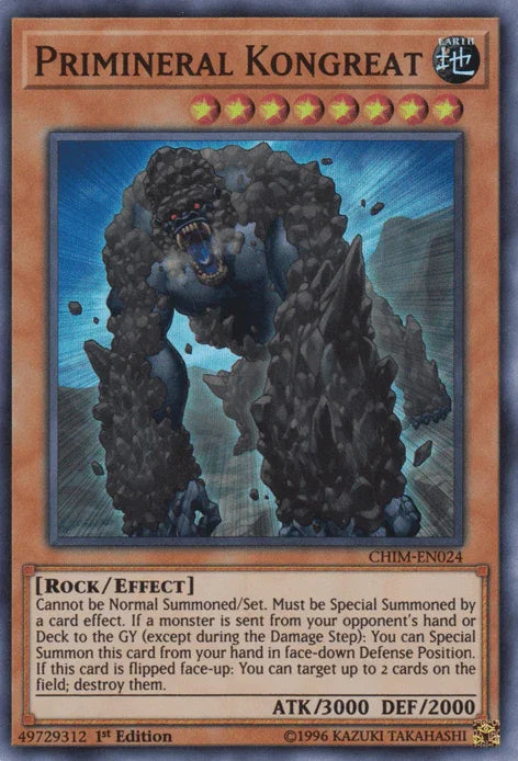 Primineral Kongreat [CHIM-EN024] Super Rare - for just $0.10! 