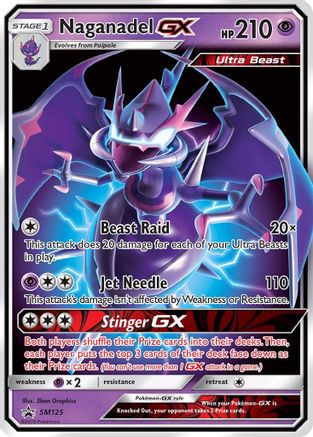 Naganadel GX SM125/248 - SM Promos Holofoil - for just $0.97! 