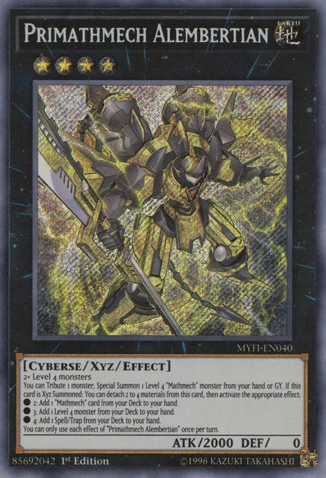 Primathmech Alembertian [MYFI-EN040] Secret Rare - for just $7.20! 