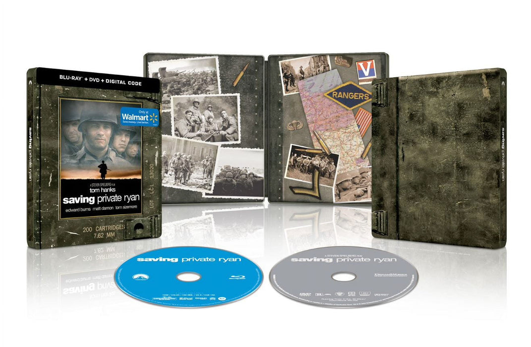Saving Private Ryan - Limited Edition Steelbook (Blu-ray + DVD + Digital) - for just $22.99! 