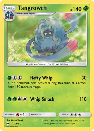 Tangrowth 002/214 - SM  Lost Thunder - for just $0.15! 