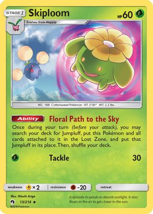 Skiploom 013/214 - SM  Lost Thunder - for just $0.15! 