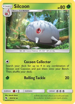 Silcoon 025/214 - SM  Lost Thunder - for just $0.13! 
