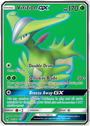 Virizion GX (Full Art) 197/214 - SM  Lost Thunder Holofoil - for just $2.99! 