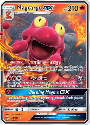 Magcargo GX 044/214 - SM  Lost Thunder Holofoil - for just $0.82! 
