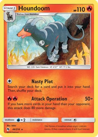 Houndoom 046/214 - SM  Lost Thunder - for just $0.36! 