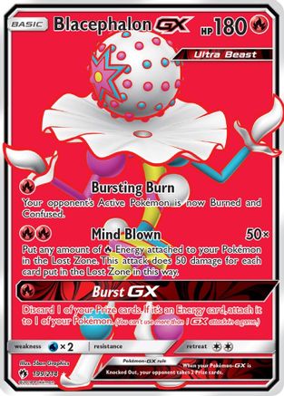 Blacephalon GX (Full Art) 199/214 - SM  Lost Thunder Holofoil - for just $12.95! 