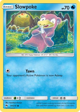 Slowpoke 054/214 - SM  Lost Thunder - for just $0.33! 