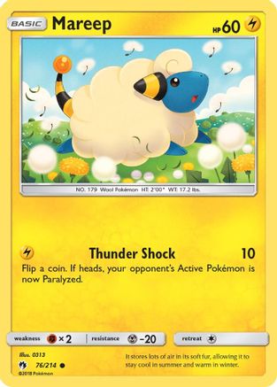 Mareep 076/214 - SM  Lost Thunder - for just $0.13! 