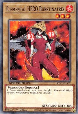 Elemental HERO Burstinatrix [SGX1-ENA02] Common - for just $0.15! 