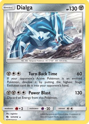 Dialga 127/214 - SM  Lost Thunder Reverse Holofoil - for just $0.30! 