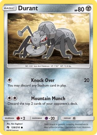 Durant 128/214 - SM  Lost Thunder Reverse Holofoil - for just $0.17! 