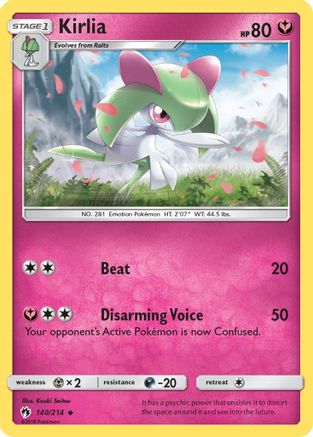 Kirlia 140/214 - SM  Lost Thunder - for just $0.24! 