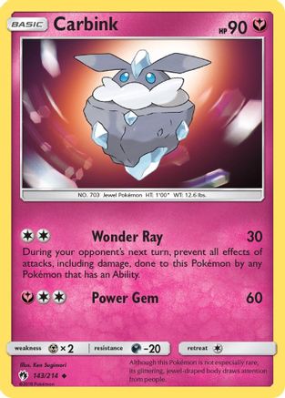 Carbink 143/214 - SM  Lost Thunder - for just $0.15! 