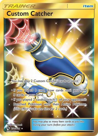 Custom Catcher (Secret) 231/214 - SM  Lost Thunder Holofoil - for just $2.68! 
