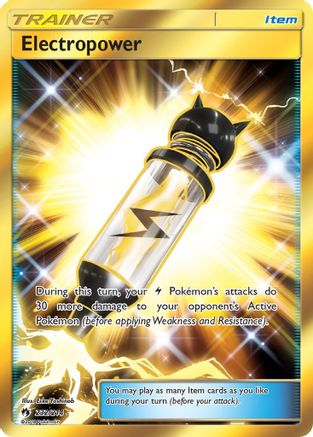 Electropower (Secret) 232/214 - SM  Lost Thunder Holofoil - for just $4.20! 