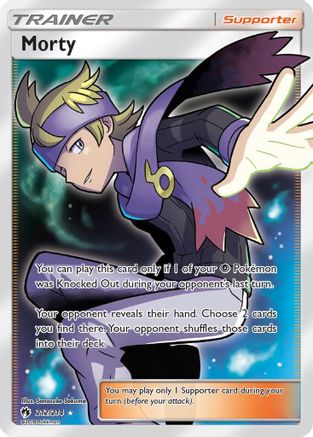 Morty (Full Art) 212/214 - SM  Lost Thunder Holofoil - for just $6.52! 