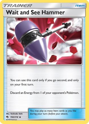 Wait and See Hammer 192/214 - SM  Lost Thunder - for just $0.08! 