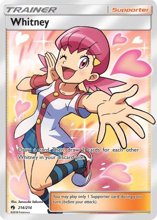 Whitney (Full Art) 214/214 - SM  Lost Thunder Holofoil - for just $34.98! 