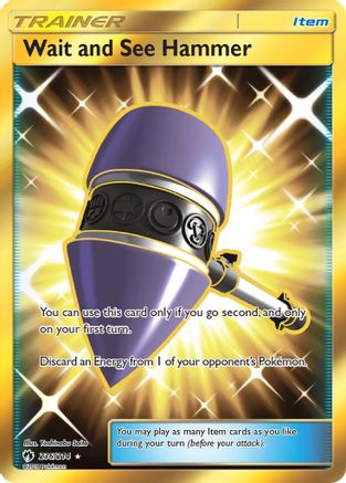 Wait and See Hammer (Secret) 236/214 - SM  Lost Thunder Holofoil - for just $2.83! 