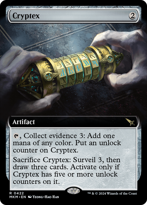 Cryptex (MKM-422) - Murders at Karlov Manor: (Extended Art) - for just $0.02! 