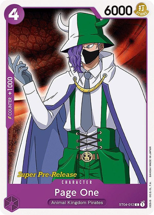 Page One [Super Pre-Release Starter Deck: Animal Kingdom Pirates] - for just $0.30! 