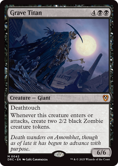 Grave Titan (DRC-042) - Commander: Aetherdrift - for just $0.15! 