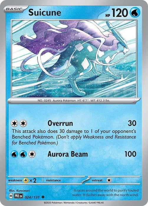 Suicune (024/131) [Scarlet & Violet: Prismatic Evolutions] - for just $0.10! 