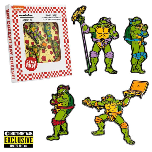 Teenage Mutant Ninja Turtles 1 1/2-Inch Enamel Pin 4-Pack - Entertainment Earth Exclusive - Just $24.99! Shop now at Retro Gaming of Denver