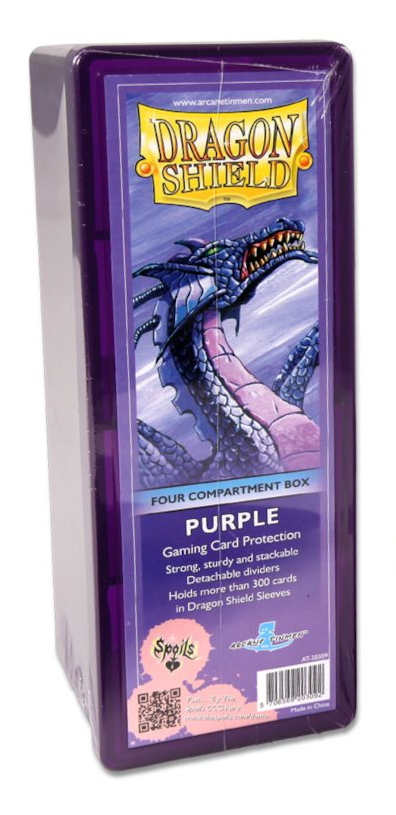 Dragon Shield: Four-Compartment Deck Box - Purple - Just $0! Shop now at Retro Gaming of Denver