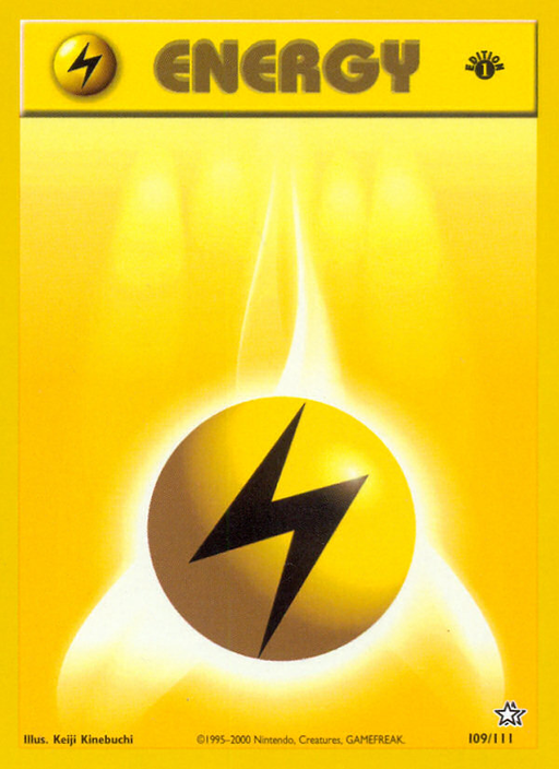 Lightning Energy (109/111) [Neo Genesis 1st Edition] - Just $0.30! Shop now at Retro Gaming of Denver