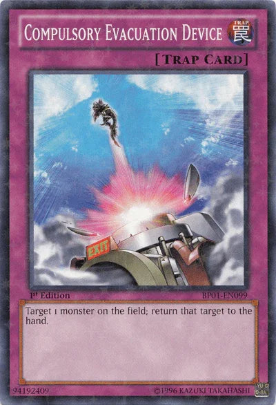 Compulsory Evacuation Device [BP01-EN099] Starfoil Rare - for just $0.20! 