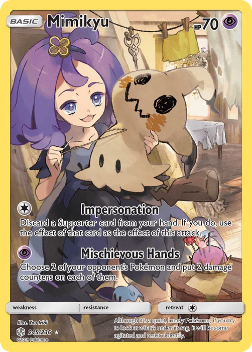Mimikyu (245/236) [Sun & Moon: Cosmic Eclipse] - for just $26.60! 